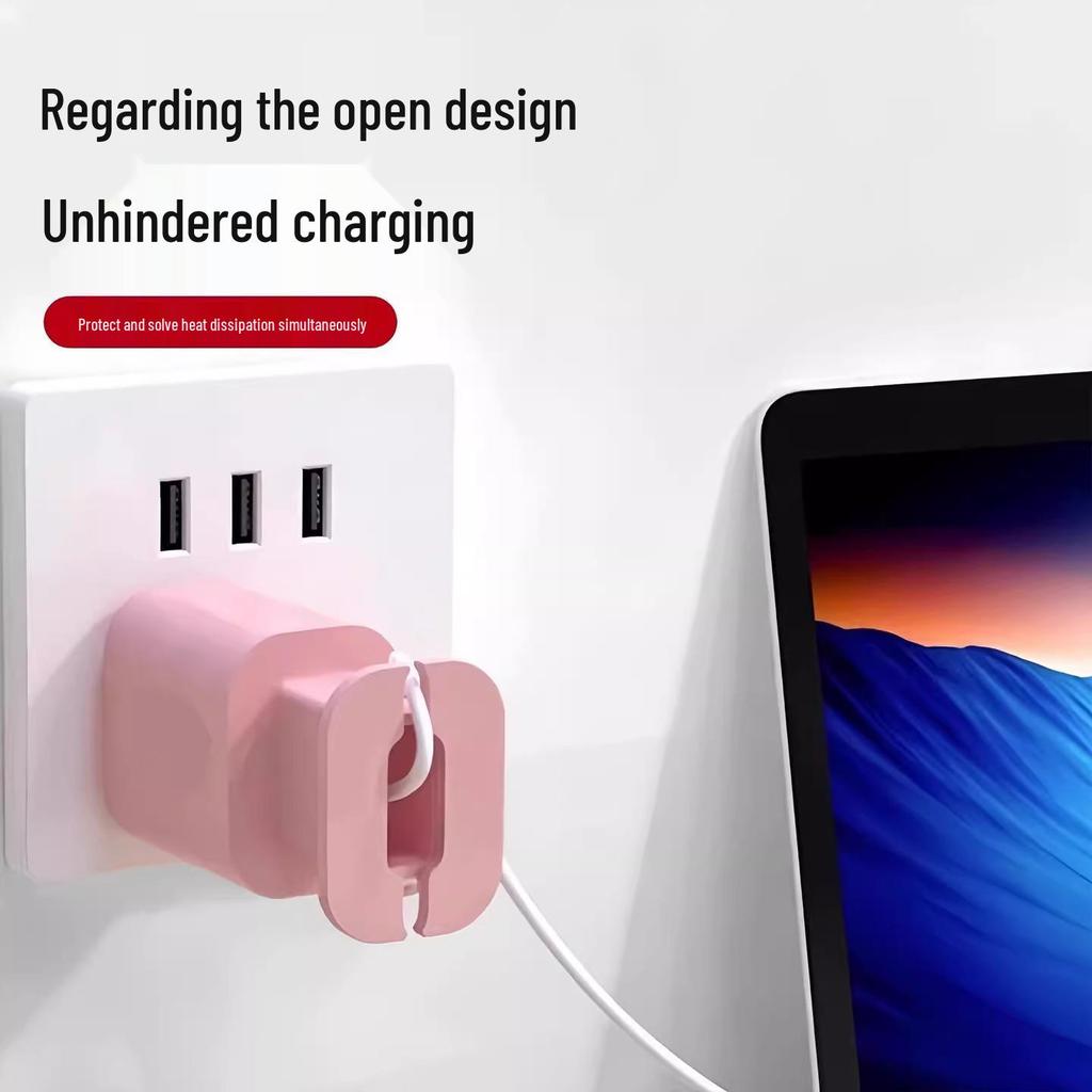 Силиконовый чехол для зарядного устройства Apple: Намотчик кабеля и чехол для защиты от царапин.