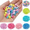 Home Party Supplies 50Pcs 11mm Wholesale Jewelry Making Star Acrylic Beads Necklace Bracelet AB Color Pendant DIY For
