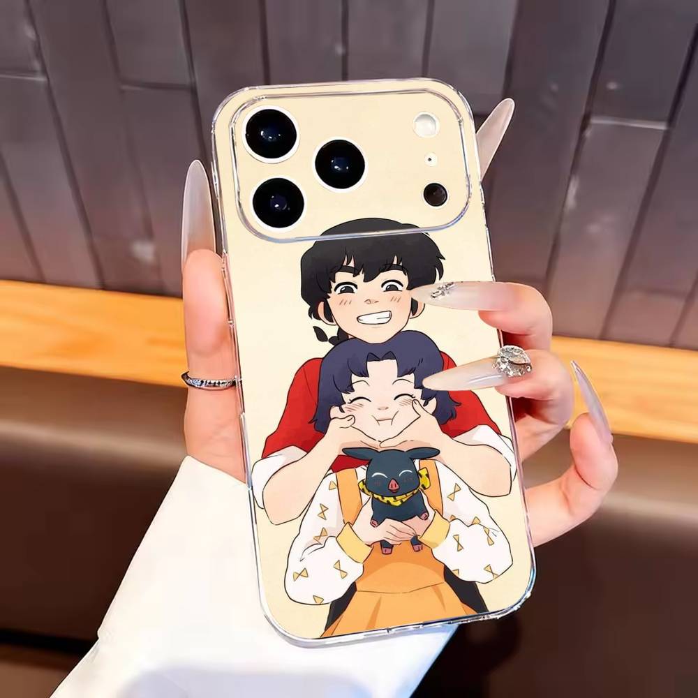 Comics R-Ranma 1-2 Phone Case For iPhone17,16,15,14,13,12,11 Plus,Pro Max Soft Transparent Cover