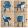 Nordic Soft Velvet Dining Chair Cover Stretch High Armchair Covers Elastic Anti-Slip Chair Slipcover For Office El Wedding
