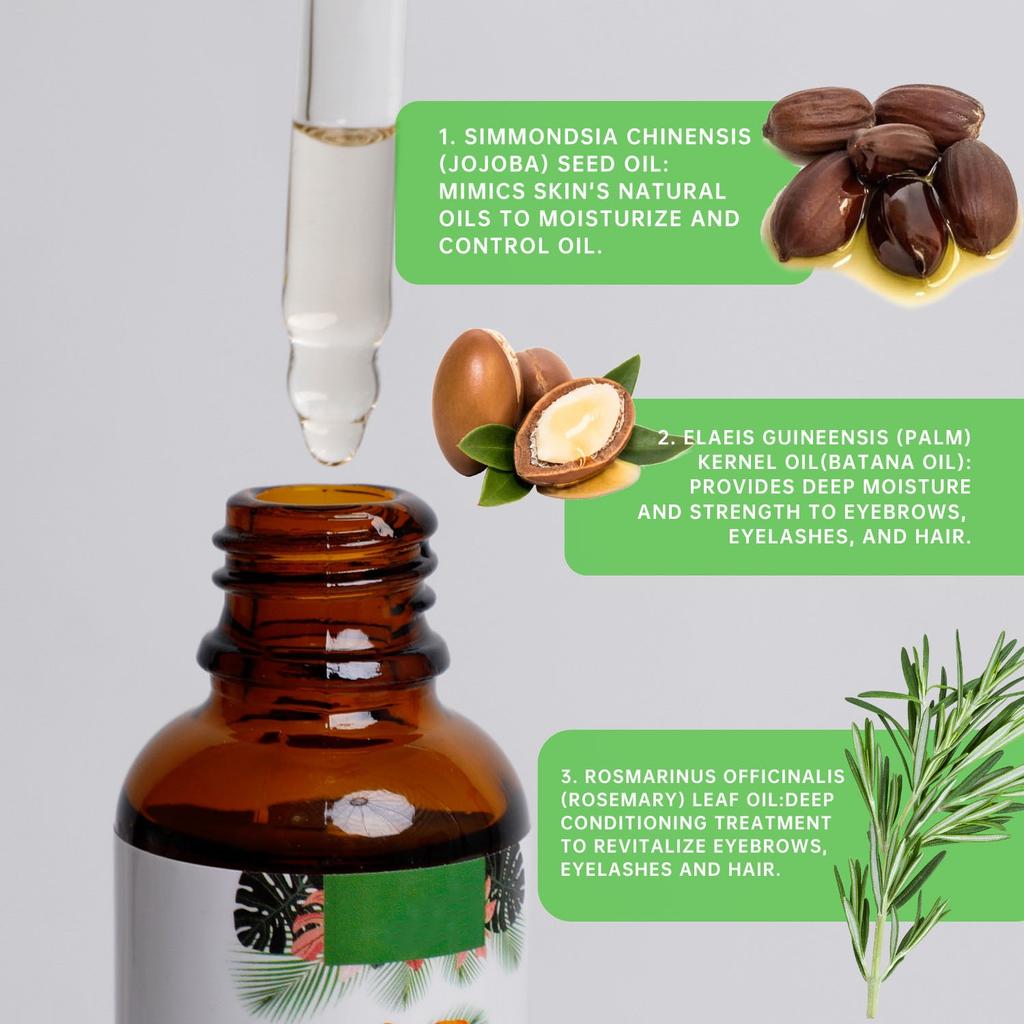 Batana For Hair Growth Oil,hair Growth Oil,hair Oil,Stimulates Hair Growth, Batana Moisturizes And Repairs Dryness,30ml