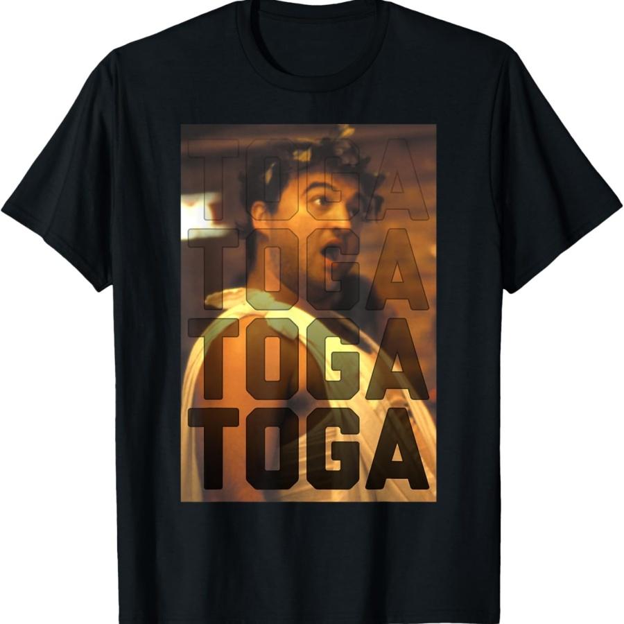 Unisex T-shirt Animal House Bluto Blutarsky Toga Toga Toga T-Shirt