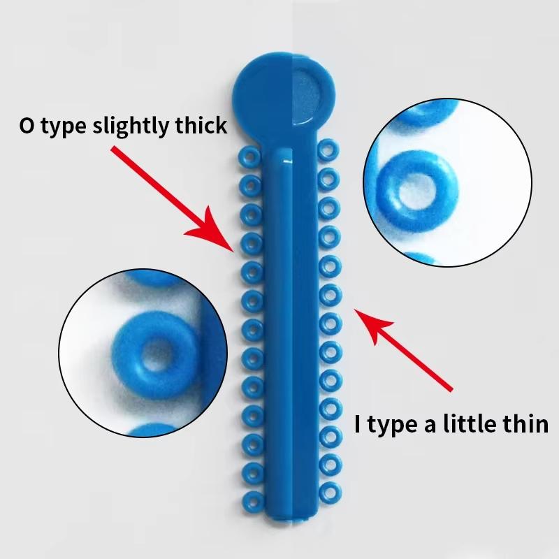 1040 Шт./40 Эластичных Лигатурных Дуг для Ортодонтии Стоматологических Цветные Резинки Латексные Эластичные Кольца для Брекетов Инструмен
