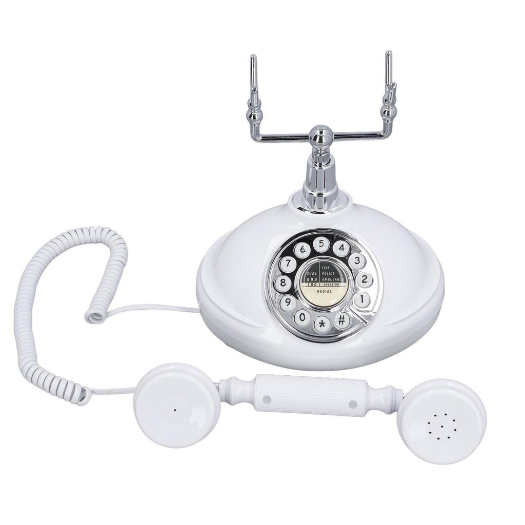 Retro Style Landline Phone Vintage Call Telephone Classic Desk Phone With Large Keypad for Home