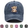 Leopard Print Snapback Sun Hat, Animal Mesh Hat Simple Adjustable Buckle Inelastic Retro Adjustable Baseball Cap