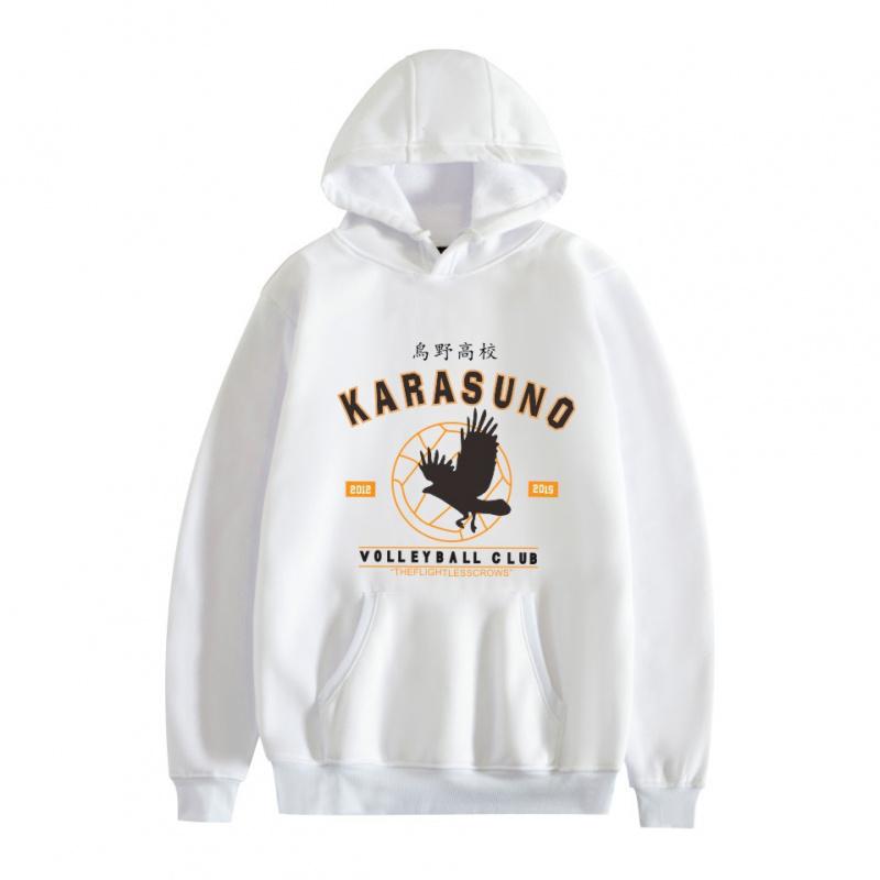 2025Модный тренд Свободная Волейбол Молодежный Мультяшный Японское Аниме Принт Свободная Толстовка Худи для Мужчин