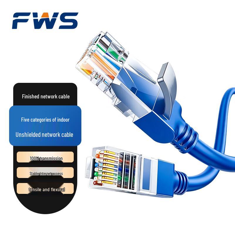 Fuweisheng High-Performance Ethernet Patch Cables (Cat 5/6/7/8)