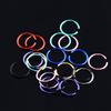 20 шт. Кольца для носа разных цветов, прочная нержавеющая сталь, не ржавеют, украшение для носа для женщин