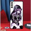 Грустный Аниме Эстетичный Чехол для Телефона Senpai для Samsung Galaxy S24 Ultra S9 S10 S20 S21 S22 Plus S23 FE S25 Ultra Задняя Крышка