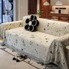 Nordic Chenille Fabric Sofa Blanket Four Seasons Universal Sofas Covers Modern Simple Tassel Sofa Towel Furniture Protector