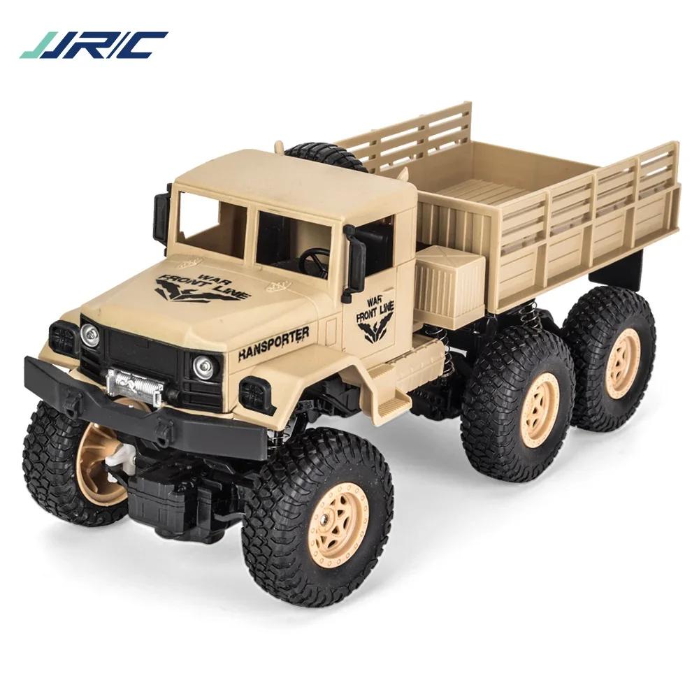 Jjrc Q68 Q69 1/18 2.4G Радиоуправляемый Тяжелый Грузовик 4-канальный Внедорожник со Светом 6WD Коллекторный Мотор Полноприводный Машина для Преодоления Препятствий RTR Модель Детские Игрушки Мальчики