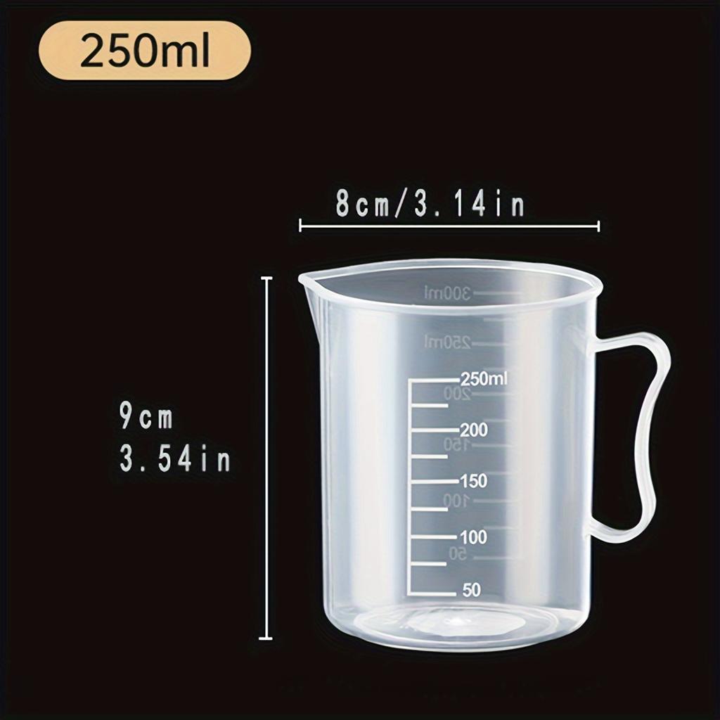1pc Advanced Plastic Measuring Cup - a Precise Liquid Kitchen Tool for Baking and Cooking - Durable and Multifunctional