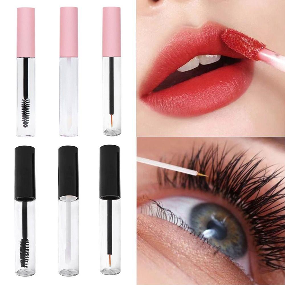 DIY Empty Mascara Tube Refillable Lipstick Lip Balm Bottles Eyeliner and Lip Gloss Tubes