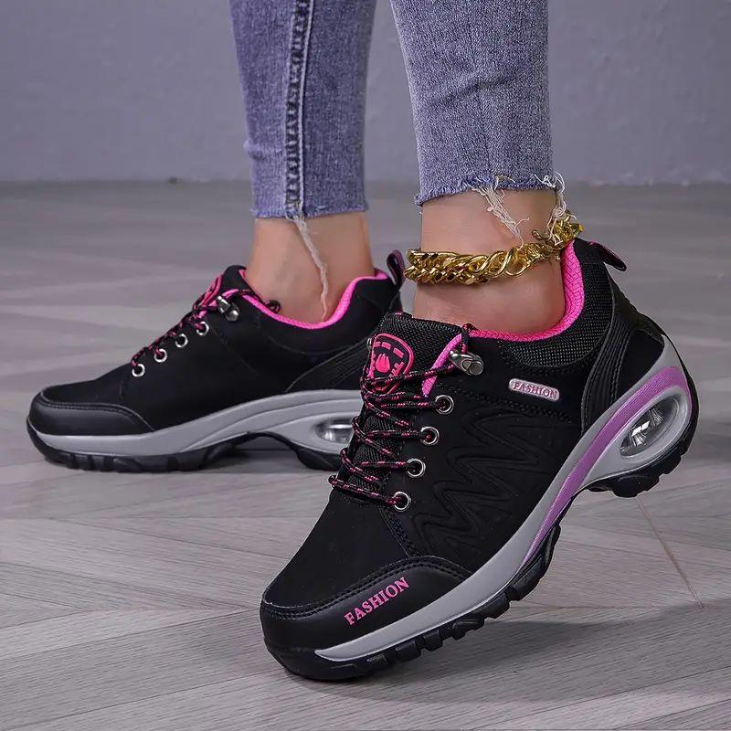 Women's Summer Footwear Thick Soled Sports Lace Outdoor Travel Anti Slip Luxury Hiking Original Women's Shoes Deals