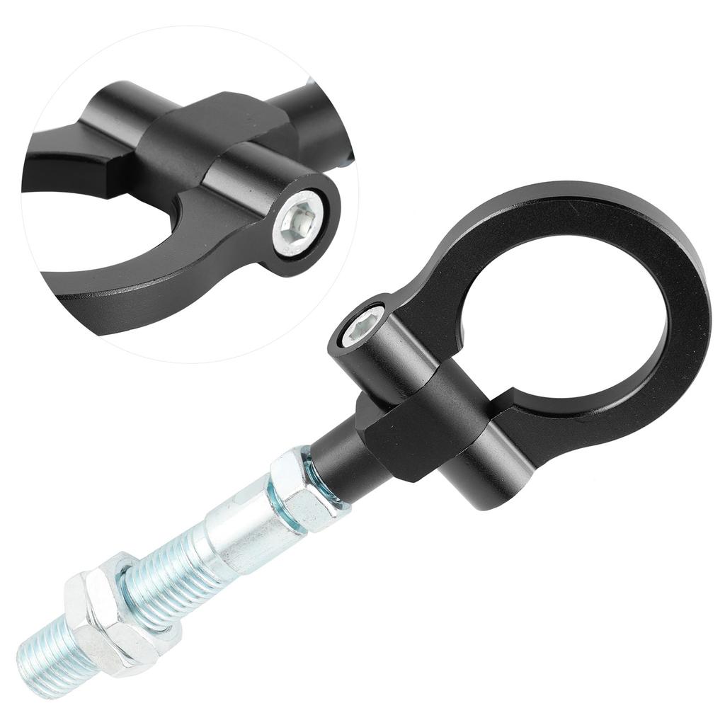 Heavy Duty Tow Hook Red Folding Ring Racing Car Refitting Fit for Hyundai Veloster 2012‑2017