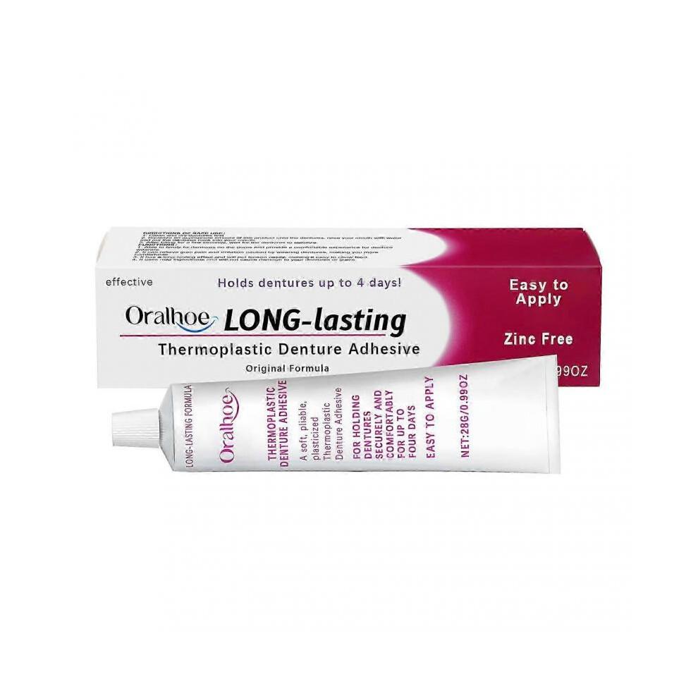 Cushion Grip Thermoplastic Denture Adhesive Lasting Super Hold Denture-adhesive Cream for False Teeth