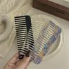 Корейская ретро-расческа с широкими зубьями и уксусной кислотой для вьющихся волос - аксессуар для волос в стиле знаменитостей для женщин