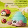 Божья коровка/рак-отшельник, милая игрушка-надуватель с 2 мячами, забавная игрушка для ползания, сенсорные игрушки, игровая машина для надувания мячей, подарок на день рождения