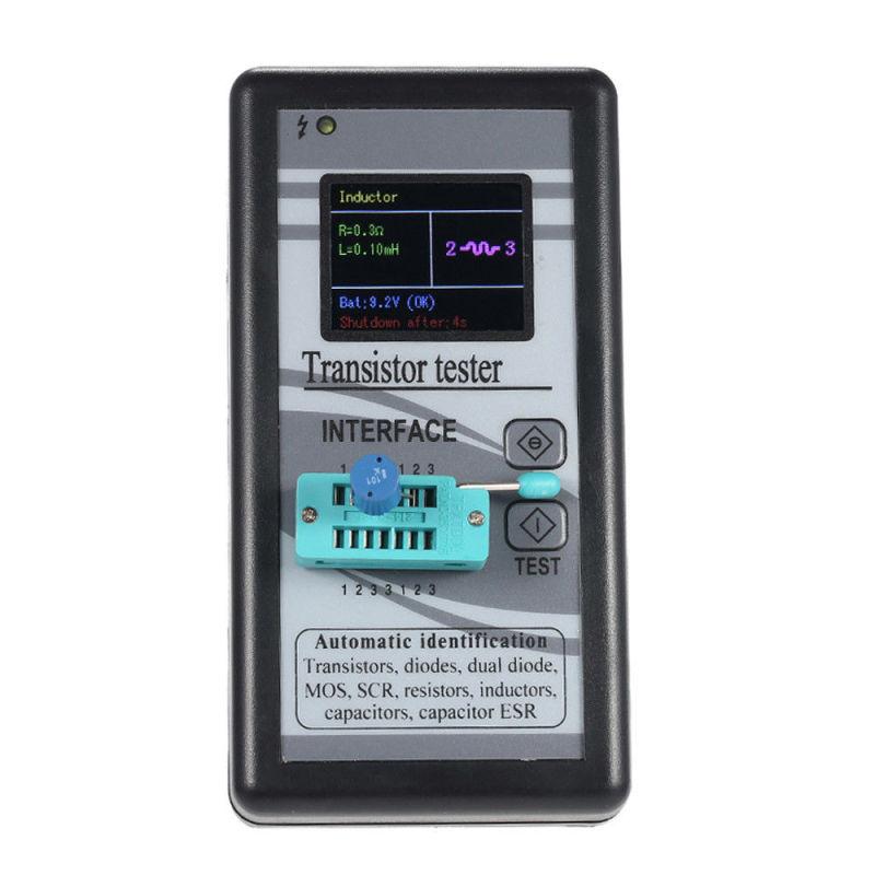 1,8-дюймовый TFT ЖК-дисплей тестер транзисторов измеритель емкости диодов и триодов LCR ESR