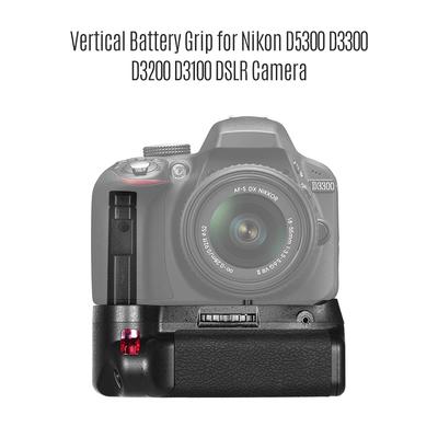 Вертикальный держатель с батарейной ручкой для цифровой зеркальной камеры Nikon D5300 D3300 D3200 D3100 EN-EL 14 с питанием от батареи