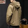 Свободная куртка с капюшоном, мужская, весна и осень, многофункциональная, большого размера, повседневная, мужская, весенняя, новый стиль
