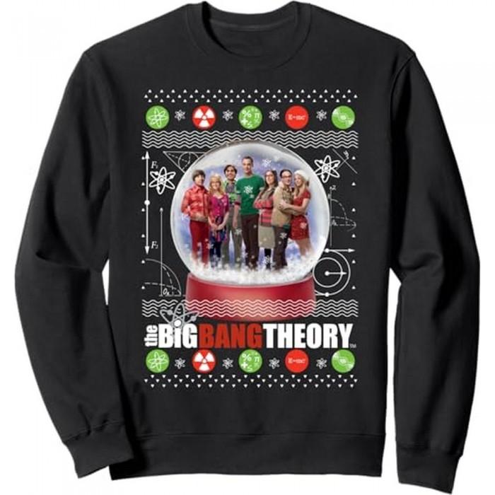 The Big Bang Theory Girls Snow Globe Christmas Sweatshirt