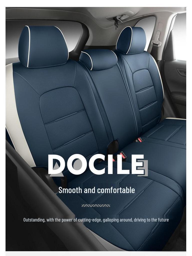 Custom Fit Leather Seat Cushions for 23 Honda CRV Models - Five-Seater, All-Season, Full Coverage.