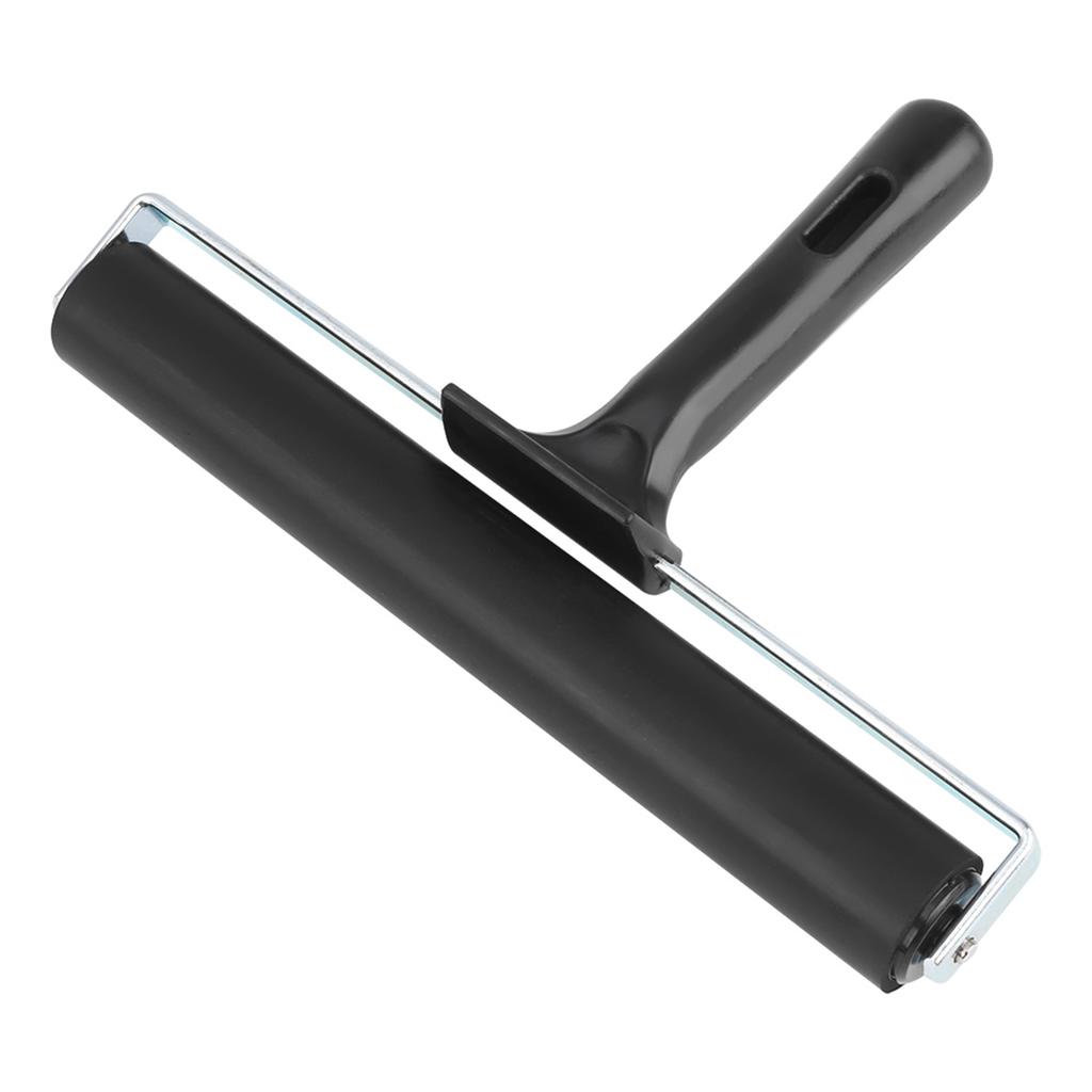 Rubber Brayer Roller Paint Brush Ink Applicator Art Craft Oil Painting Tool, for Painting Large Area Quickly, Made of High Quality Rubber, with Nonsli