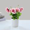 Sunflower Plant Simulation Bonsai Placement Fake Plant Flowerpotted Artificial Flower  Party Decor