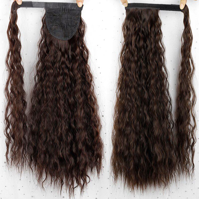 MERISIHAIR Женские длинные вьющиеся искусственные волосы на шнурке, наращивание хвоста, синтетические высокотемпературные волокна для наращивания волос