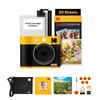 KODAK Mini Shot 4 ERA 4PASS Instax Camera Smartphone Printer 68 шт. Подарочный 2-в-1 и (4x4") (Камера + + Набор, Желтый)