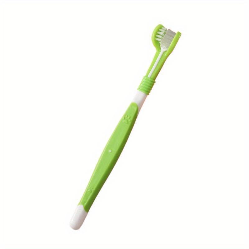 1Pcs Pet Toothbrush 3-Sided Dog Plastic Toothbrush Cat Dog Oral Cleaning Products Puppy Kitten Teeth Cleaning Tool