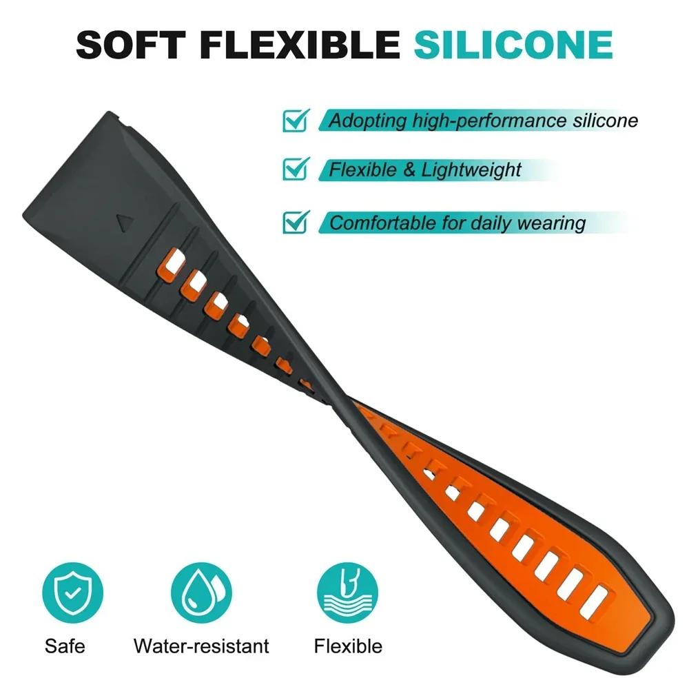 Ремешок Quick Fit для Garmin Fenix 8 7 7X/Epix Pro Gen 2 51мм 47мм/Enduro 2/Descent Mk3i Mk2 Силиконовый Оригинальный Ремешок для Часов 22мм 26мм