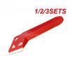 1/2/3SETS Glass Cement Scraper Tool Residual Rubber Removal Window Door Silicone Scraper Spatula Tool Sewing Spatula