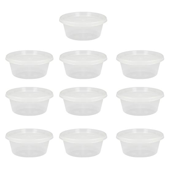 10 шт. контейнеров для хранения продуктов с крышками, герметичные контейнеры для супа, не содержащие БФА, контейнеры для приготовления еды для микроволновой печи, морозильной камеры, посудомоечной машины