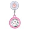 Lancardo Nurse Watch Симпатичные растягивающиеся медсестры перевернутые силиконовые карманные аналоговые кварцевые детские часы для кормления идеальный подарок клипса, цветок, часы, вниз, водонепроницаемые,