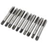 10pcs Metric Taps M10 Thread Carbon Steel Straight Flute First Hand Taper Plug Tap High Rigidity