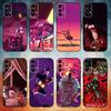 Чехол для телефона H-Helluva Boss Аниме для Samsung S25, S24, S21, S22, S23, S30, Ultra, S20, Plus, Fe, Note, 10, 9, 5G Черный Чехол