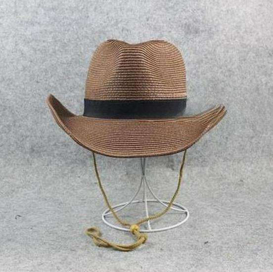 Мужская складная соломенная шляпа с большими полями для летних путешествий