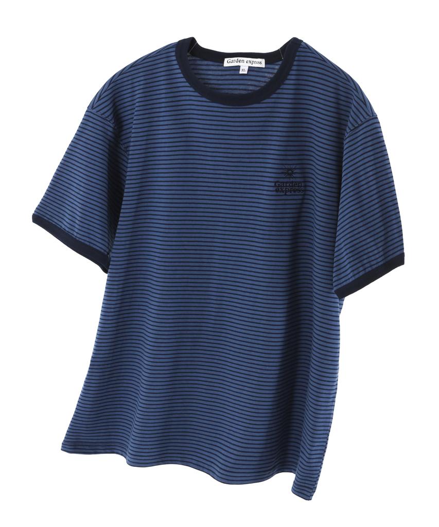 GARDEN EXPRESS Garden Symbol Stripe T-Shirt (Blue)