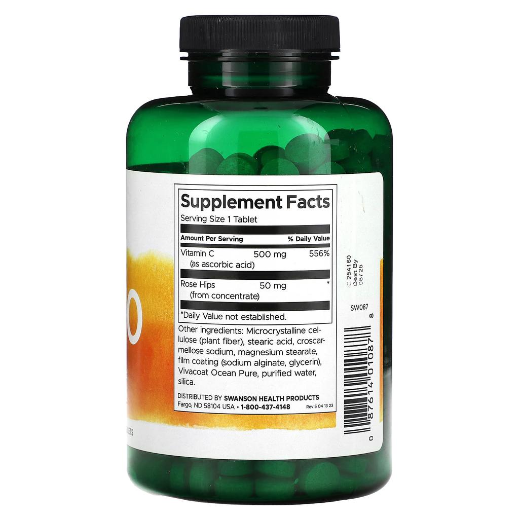 C-500, 500Mg, 500 tablets