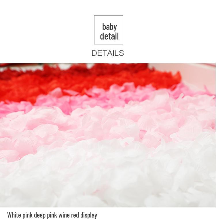 Романтический Свадебный Декор для Помолвки: Искусственные лепестки красной розы