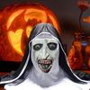 1 комплект, головной убор на Хэллоуин, страшная монахиня, эмульсионный головной убор, Хэллоуин, триллер, косплей, костюм для вечеринки, дома