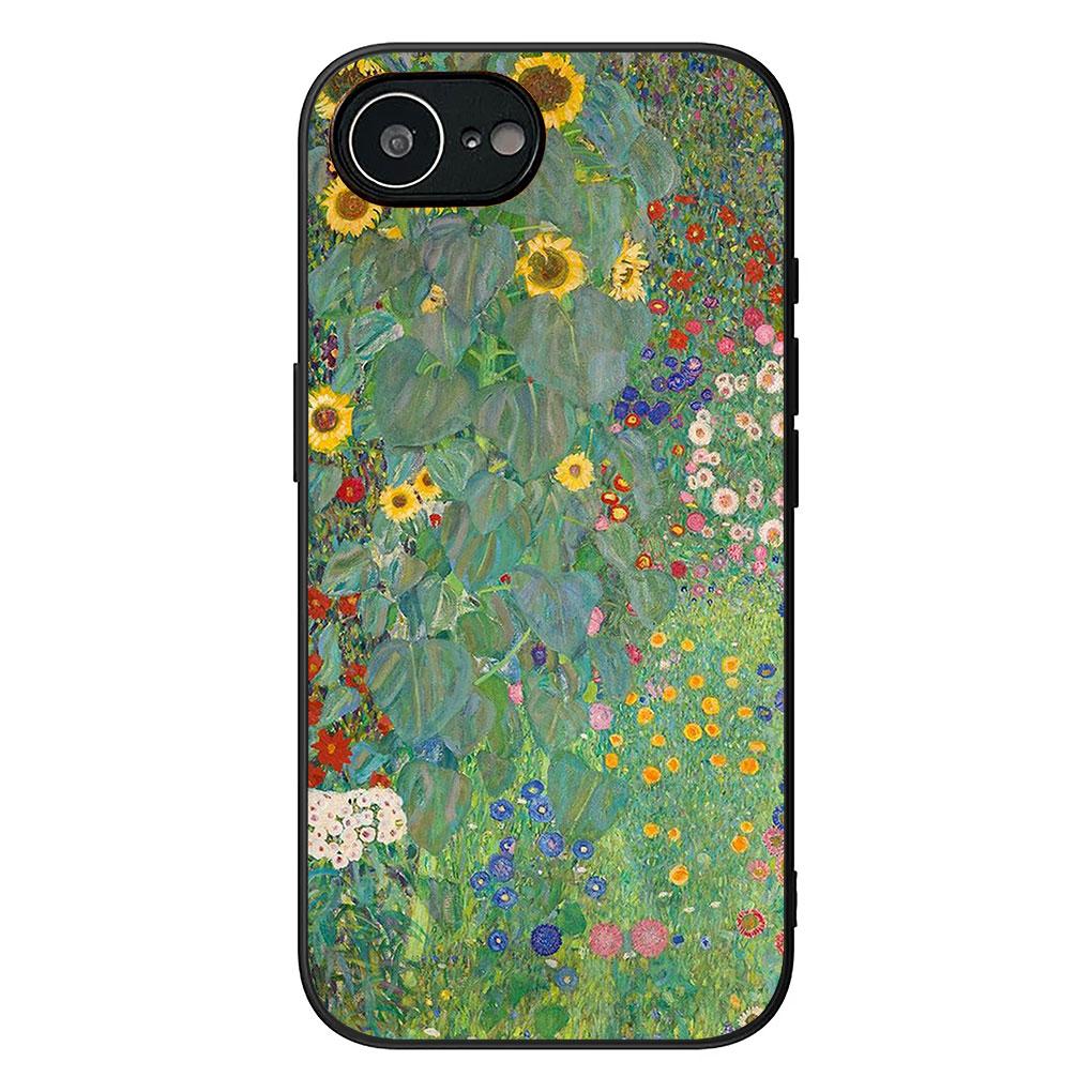 Мягкий чехол для телефона Apple iPhone 17 16 14 15 Pro Max Plus 15+ 16E XR ProMax Air Case Арт Густав Климт Чехол