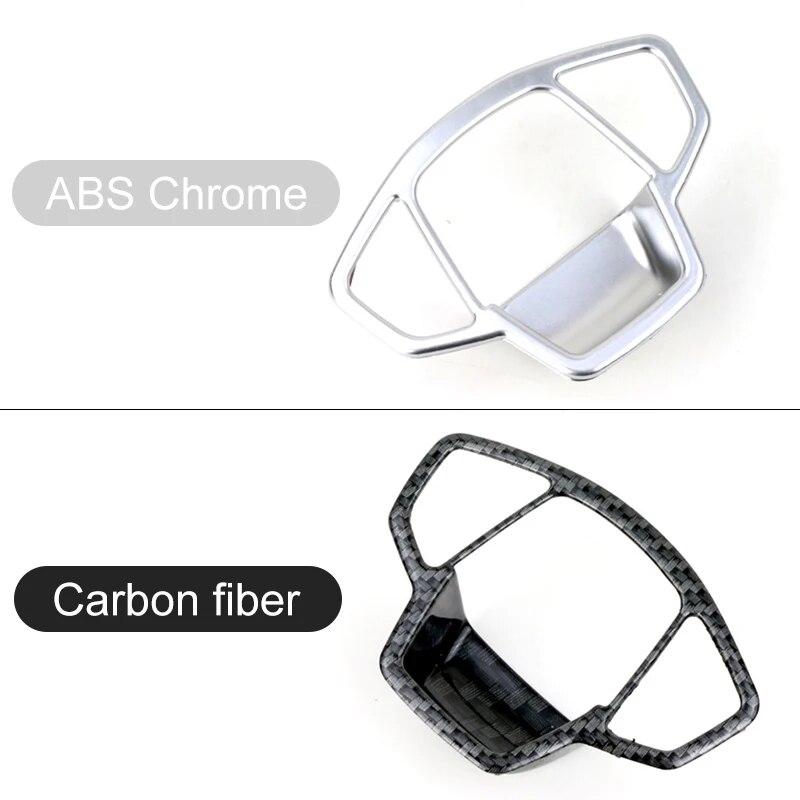 Для Jeep Compass 2017 2018 углеродное волокно электронный ручной тормоз кнопка ручного тормоза панель крышка отделка аксессуары для стайлинга