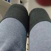 2pcs Double Thick Cashmere Knee Pads Black Winter Warm Leg Warmers  Cold