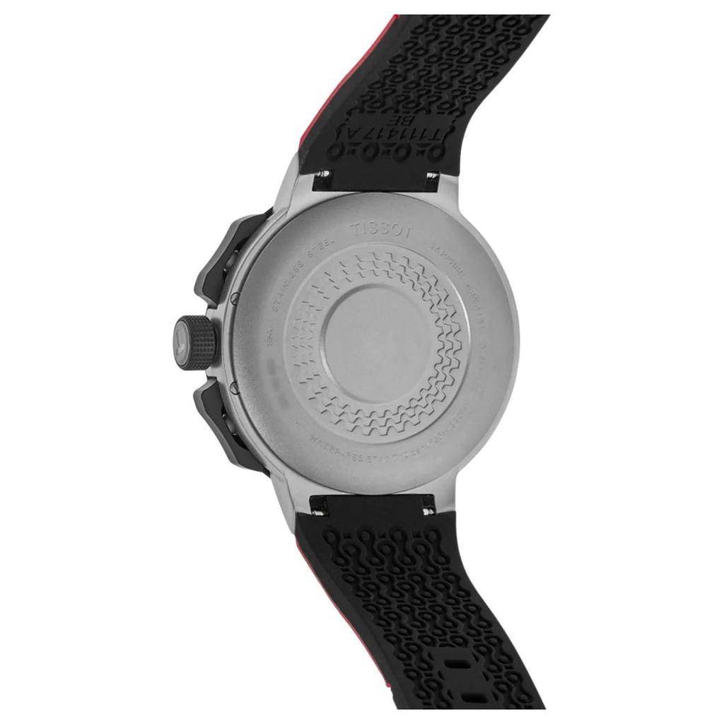 Tissot Коллекция Race Кварцевый механизм Водонепроницаемость 100 м Мужские часы Часы 44,5 мм Черный циферблат T111.417.27.441.00