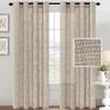 Living Room Japanese Style Linen Curtains Luxury Balcony Curtains House Kitchen Hotel Home Window Panels Soft Thick Light Filtering Drapes for Bedroom