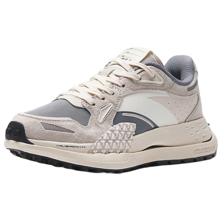 Anta Lifestyle Series Star 202 Non-Slip Wear-Resistant Low-Top Sports Casual Shoes Women Sneakers White Gray 122318880A-1