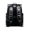 Large Capacity Leather PU Men's Backpack  Expandable Backpack  USB Charger  Travel  Computer  Laptop  Students  Fashion